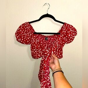 SUPER CUTE Red 2 piece from SHEIN!